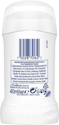 Dove Invisible Dry Tuhý antiperspirant 40 ml
