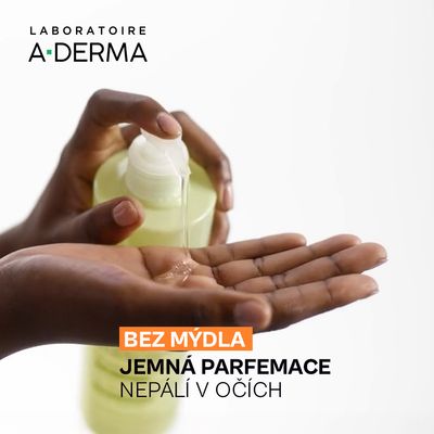 A-Derma Exomega CONTROL zvláčňující mycí gel 2v1 500 ml