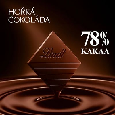 Lindt Čokoláda EXCELLENCE Extra hořká 78%, 100 g