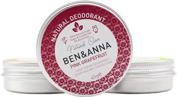Ben & Anna Pink Grapefruit, metal deocreme 45 g
