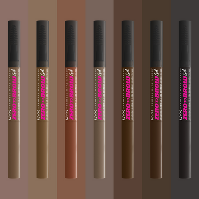 NYX Professional Makeup Zero To Brow Gel 07 Espresso gel na obočí, 2 ml
