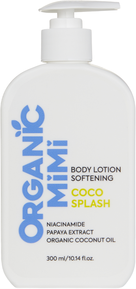 Organic Mimi Coco Splash Zjemňující tělové mléko 300 ml