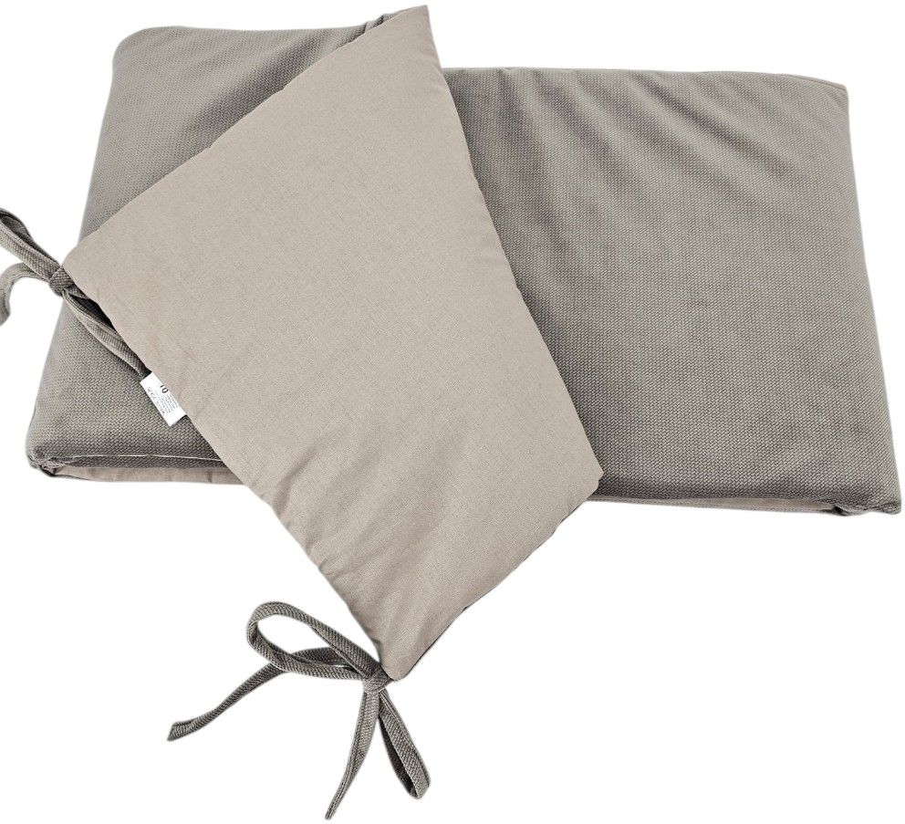 Eko Mantinel do postýlky bavlněný Velvet Dark Beige 180 cm