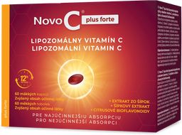 Novo C  plus forte LIPOZOMÁLNÍ VITAMÍN C 60 měkkých tobolek