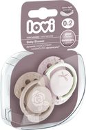 LOVI Dudlík mini Baby shower 0-2m holka 2 ks
