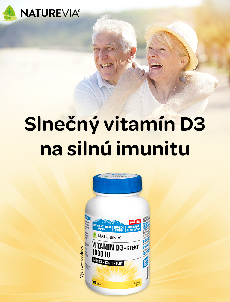  Vitamín D3 pre silnú imunitu, Naturevia