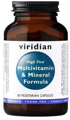 Viridian High Five Multivitamin & Mineral Formula 60 kapslí