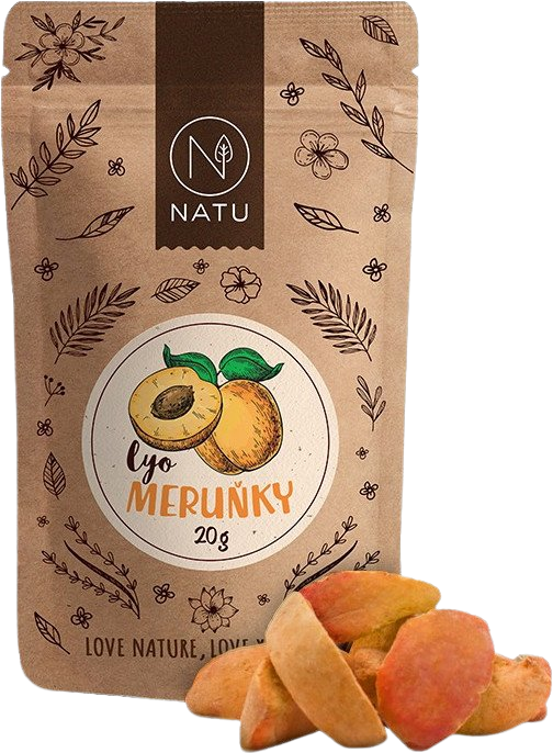 Natu Lyofilizované meruňky 20 g
