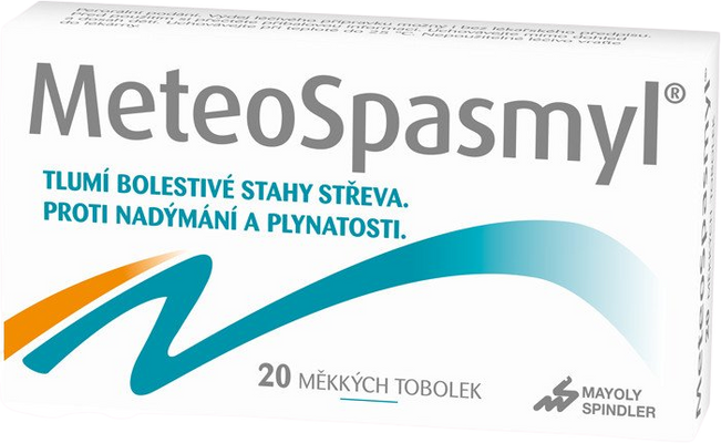 Meteospasmyl 60 mg/300 mg 20 měkkých tobolek