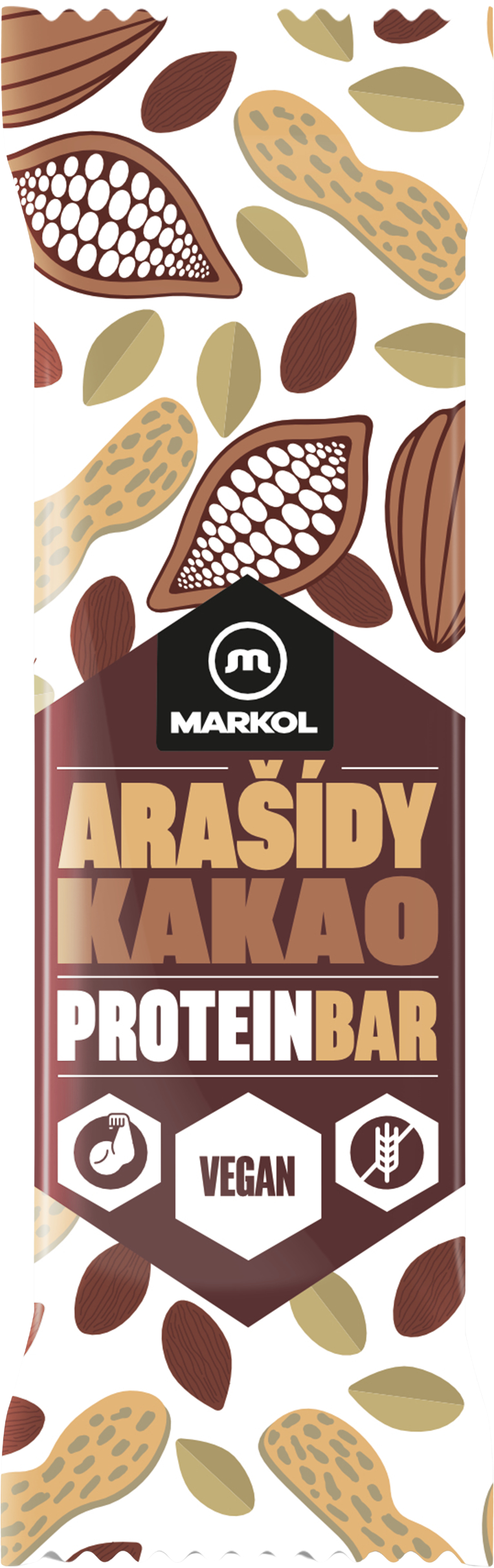 Markol Protein bar Arašídy a kakao 40 g