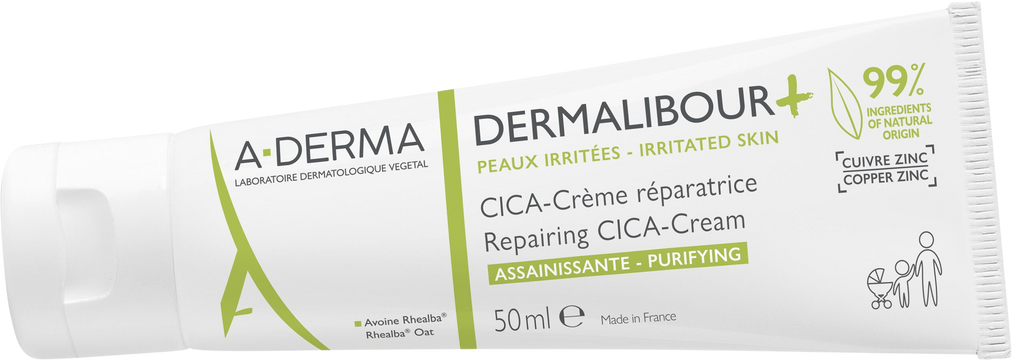 A-Derma Dermalibour+ Reparační CICA-krém pro podrážděnou pokožku 50 ml