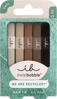 Invisibobble gumičky Hair Tie Mocha 5 ks