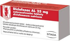 Diclofenac AL 25mg 50 tablet