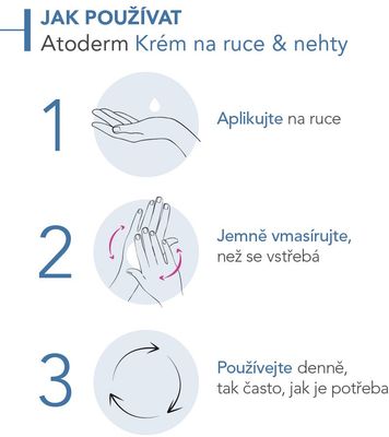 Bioderma Atoderm Krém na ruce & nehty 50 ml
