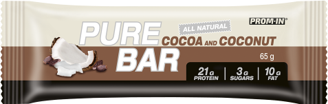 Prom-In Pure bar kakao/kokos 65 g