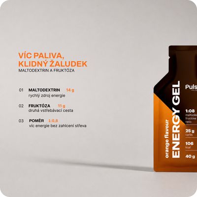 Pulse Performance Energy gel Orange 40 g
