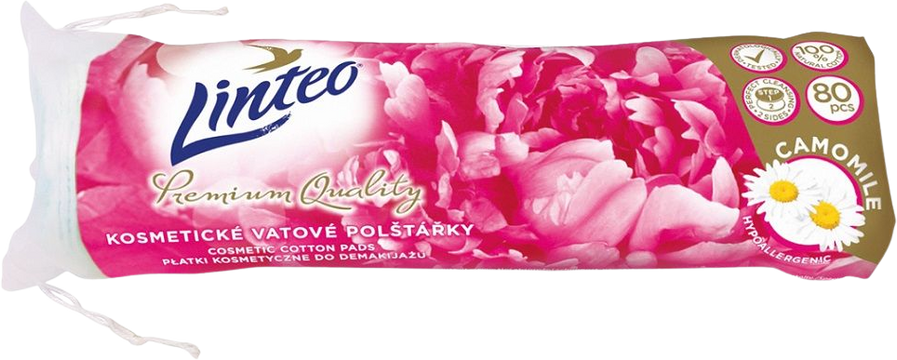 Linteo Vatové polštářky PREMIUM heřmánek 80 ks
