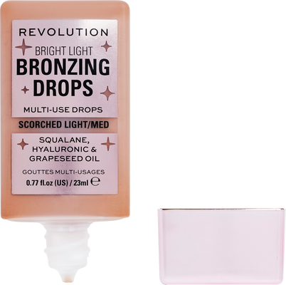 Revolution Bright Light Bronzing Drops Scorched 23 ml