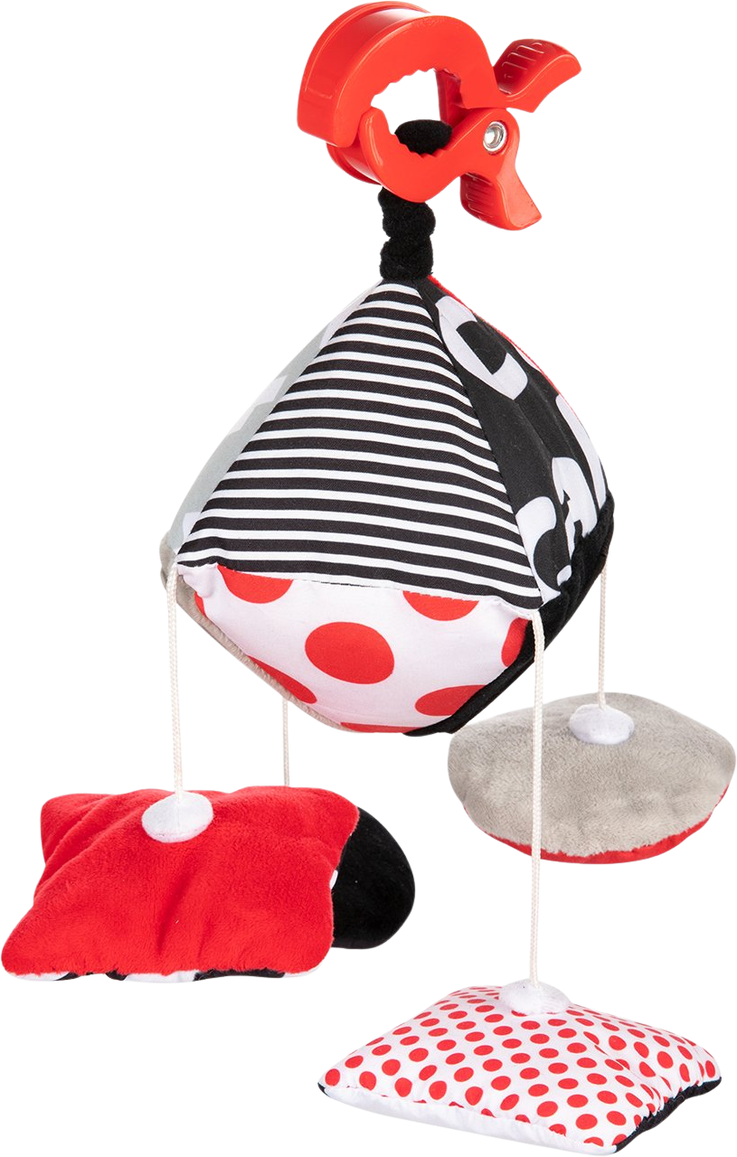 Canpol babies Kontrastní závěsná hračka s klipem Sensory