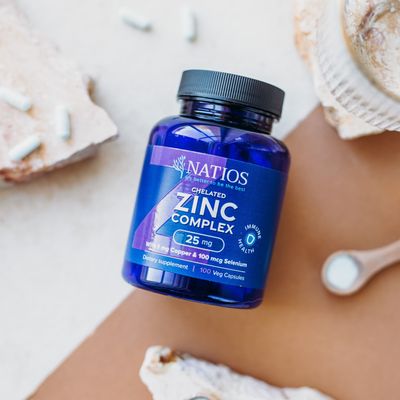 Natios Chelated Zinc Complex 25 mg 100 kapslí