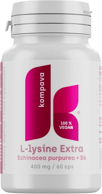 Kompava L-lyzín extra 400 mg 60 kapslí