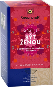 Sonnentor Bio bylinná směs s ovocem Být ženou 18 x 1.7 g