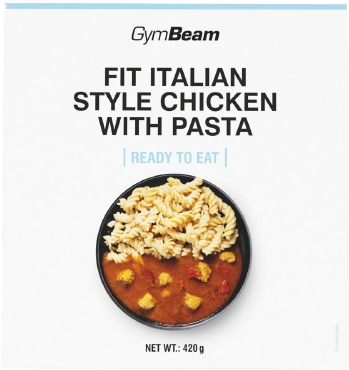 GymBeam FIT Kuřecí s těstovinami na italský způsob Ready to eat 420 g