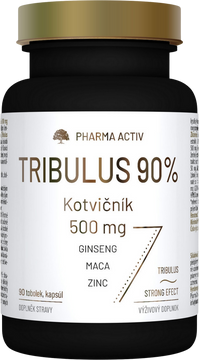 Pharma Activ TRIBULUS 90% Kotvičník 500 mg 90 tobolek