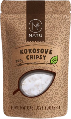 Natu Kokos chipsy 300 g