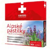 Cemio Alpské pastilky Šalvěj a vitamin C 20 pastilek