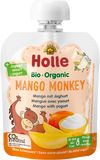 Holle Mango Monkey - BIO Dětské ovocné pyré s jogurtem 85 g