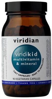 Viridian Viridikid Multivitamin 90 kapslí