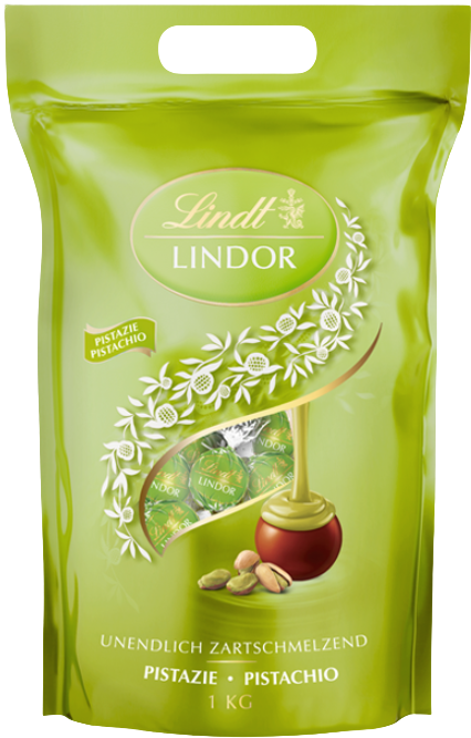 Lindt Lindor pralinky pistácie 1000 g