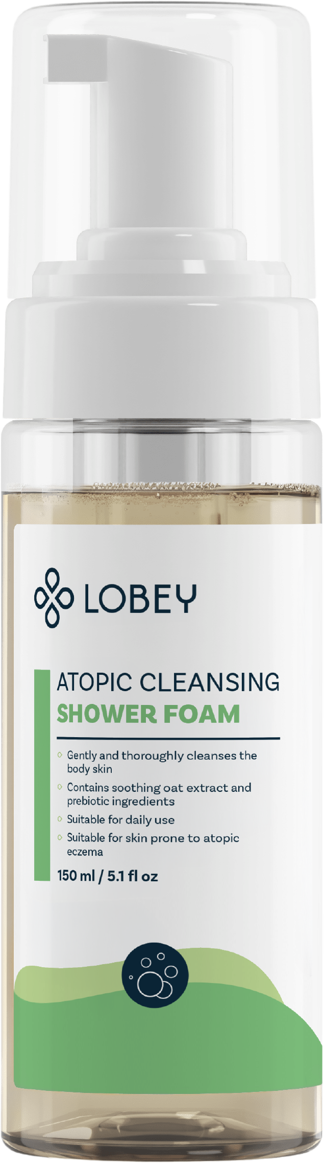 Lobey Čisticí sprchová pěna na tělo ATOPIC 150 ml