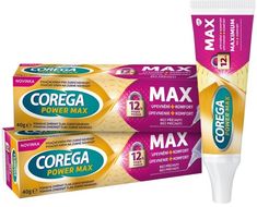 Corega Max Upevnění + Komfort Fixační krém 2 x 40 g