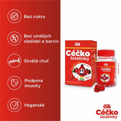 GS CÉČKO želatinky 50 ks
