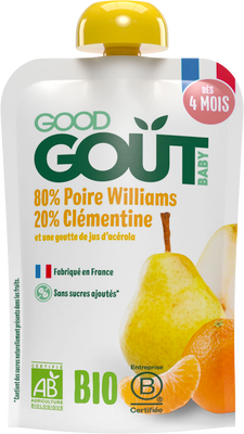 Good Goût BIO Hruška s klementinkou 120 g