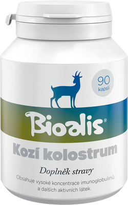 Bioalis Kozí kolostrum 90 kapslí