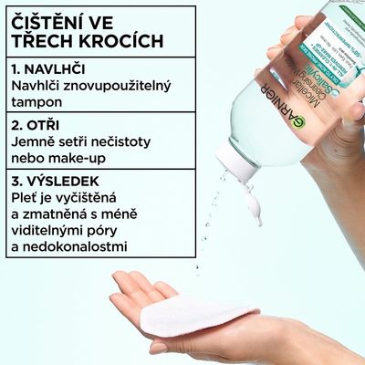 Garnier Micelární čisticí voda s kyselinou salicylovou 400 ml