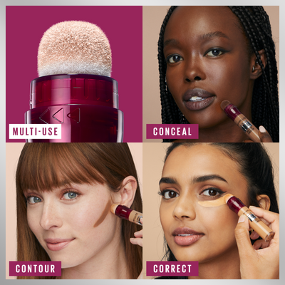 Maybelline New York Instant Age Rewind tekutý korektor pro zakrytí kruhů pod očima s pěnovým aplikátorem 02 Nude