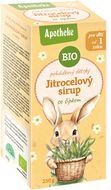 Apotheke sirup dětský Jitrocelový se šípkem BIO 250 g
