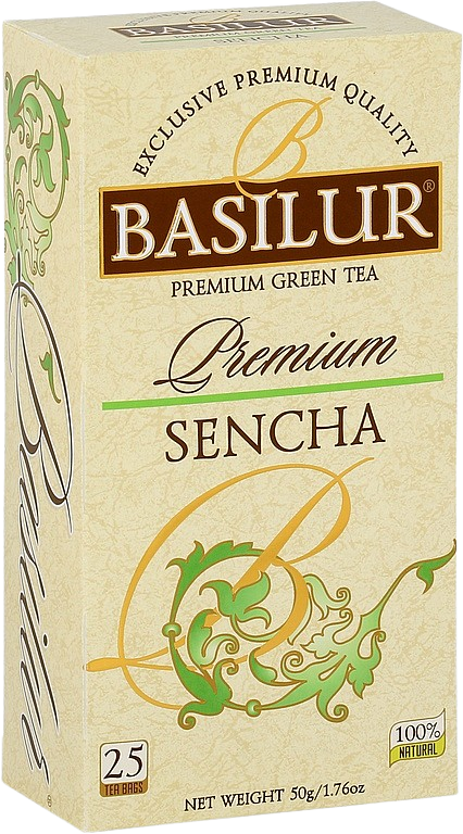 Basilur Premium Sencha nepřebal 25 x 2 g