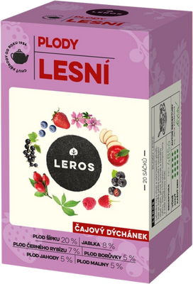 Leros Čajový dýchánek, plody lesní 20 x 2.2 g