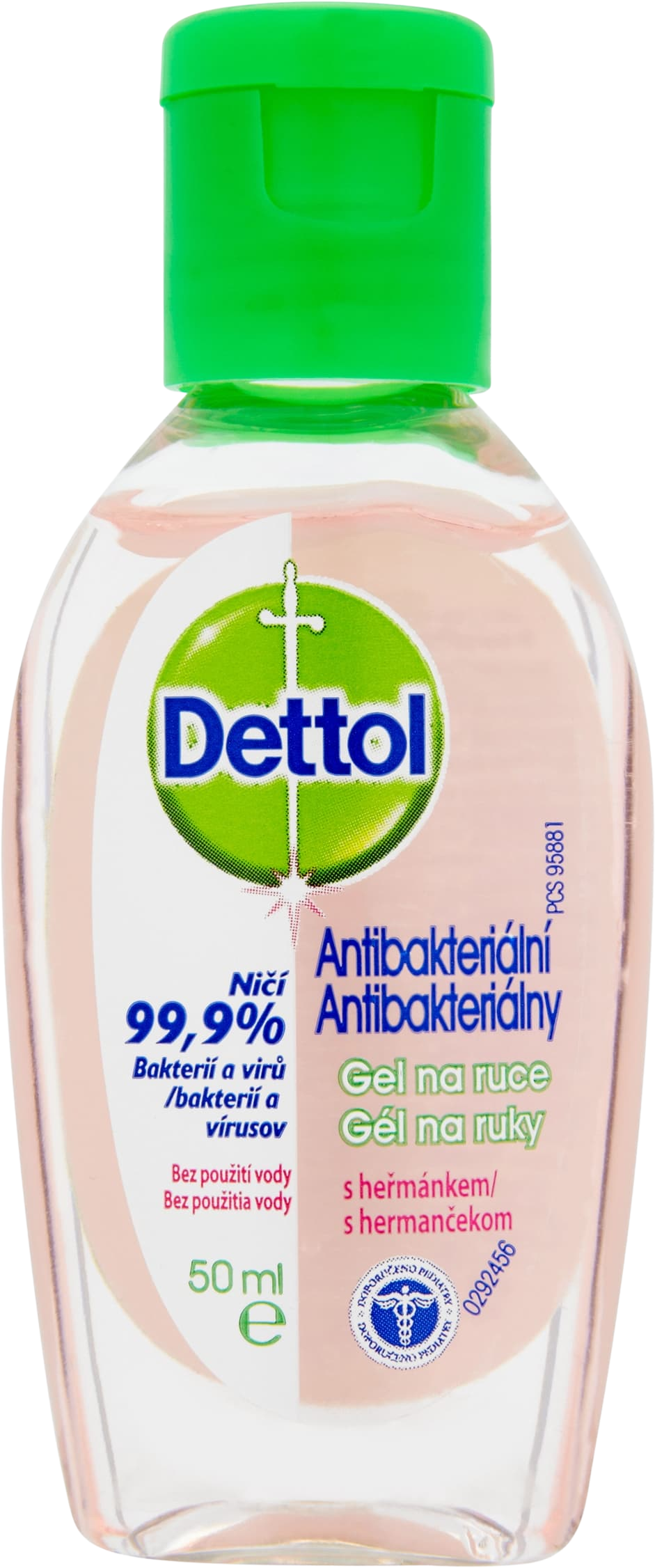 Dettol antibakteriální gel na ruce s heřmánkem 50 ml
