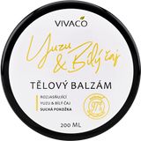 Vivaco Yuzu a Bílý čaj Přírodní tělový balzám 200 ml