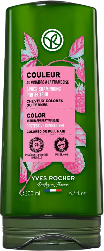 Yves Rocher Kondicionér na barvené vlasy s malinovým octem 200 ml