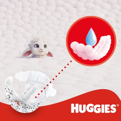 Huggies® Little Movers plenky 4 (7 - 18 kg) 50 ks