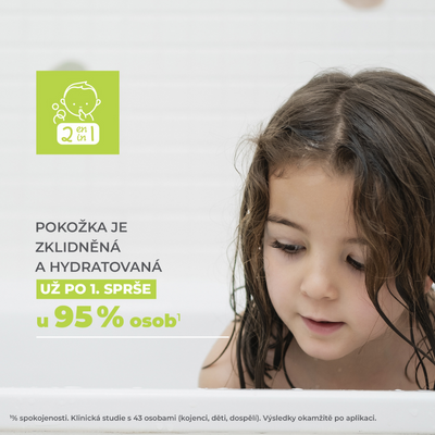 A-Derma Exomega CONTROL Zvláčňující mycí gel 2v1 500 ml