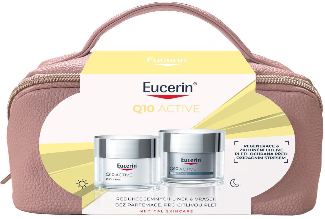Eucerin Q10 Active vánoční balení 2 x 50 ml