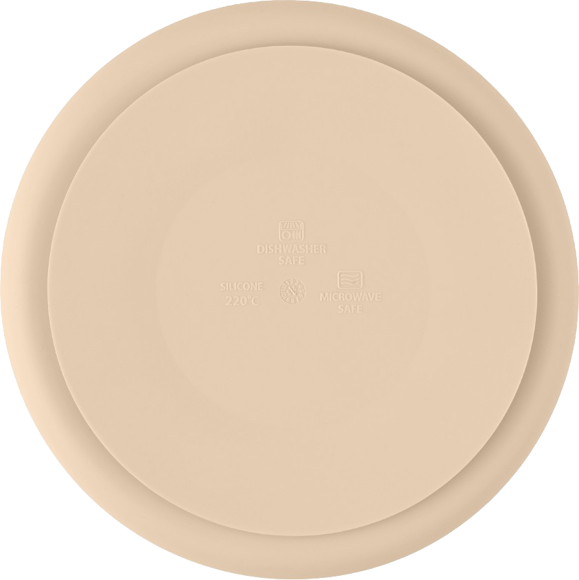 Petite&Mars Talířek silikonový dělící kulatý Take&Match Desert Sand 6m+